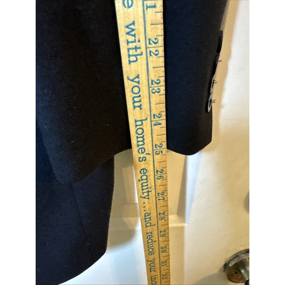 Vintage Hunt Club 100% Virgin Wool Blazer Sport Coat Mens‎ 48R USA Made Navy